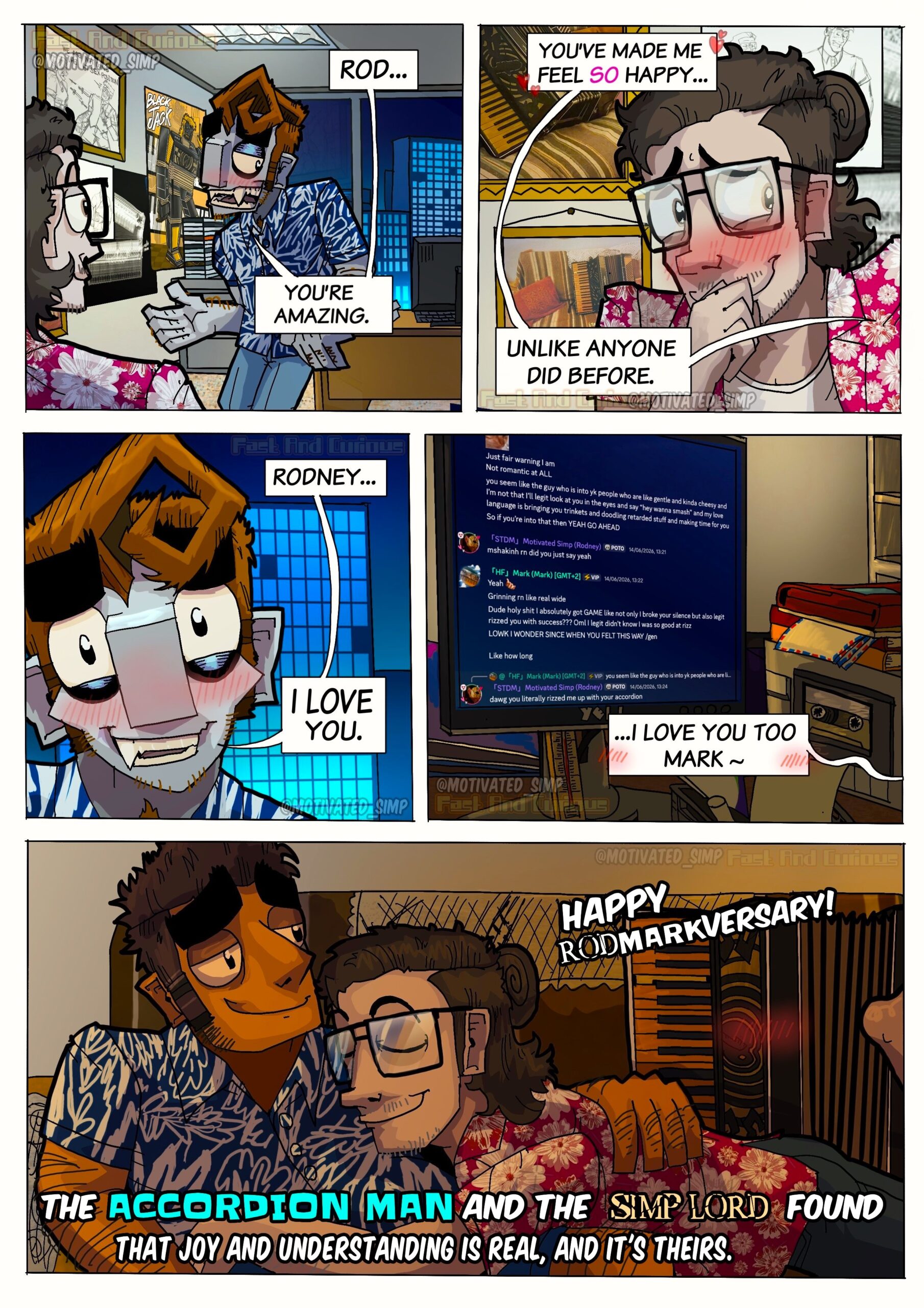 Art Fight Comics: Happy RodMarkVersary!!!! – Now Together!