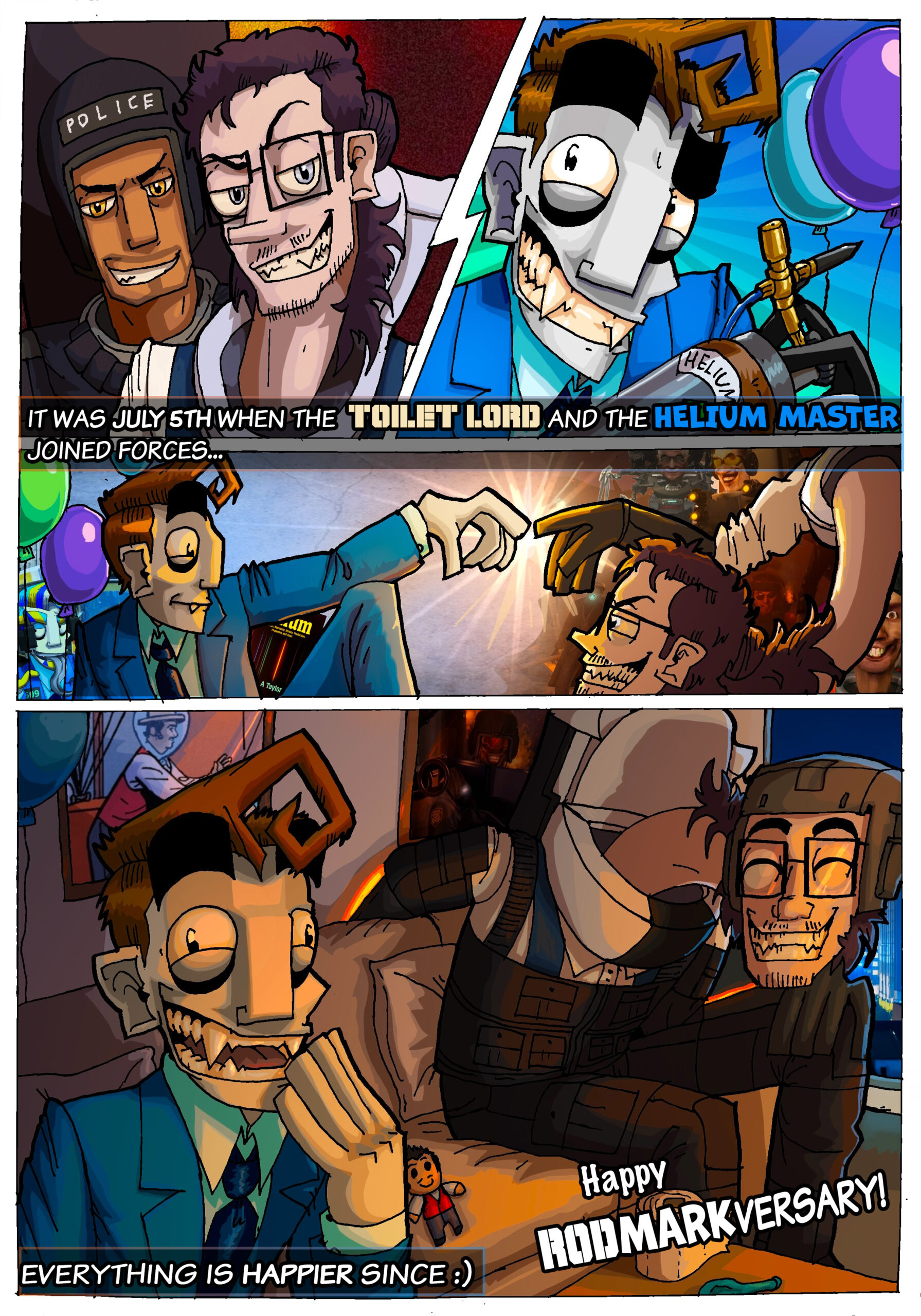 Art Fight Comics: Happy RodMarkVersary!!!!
